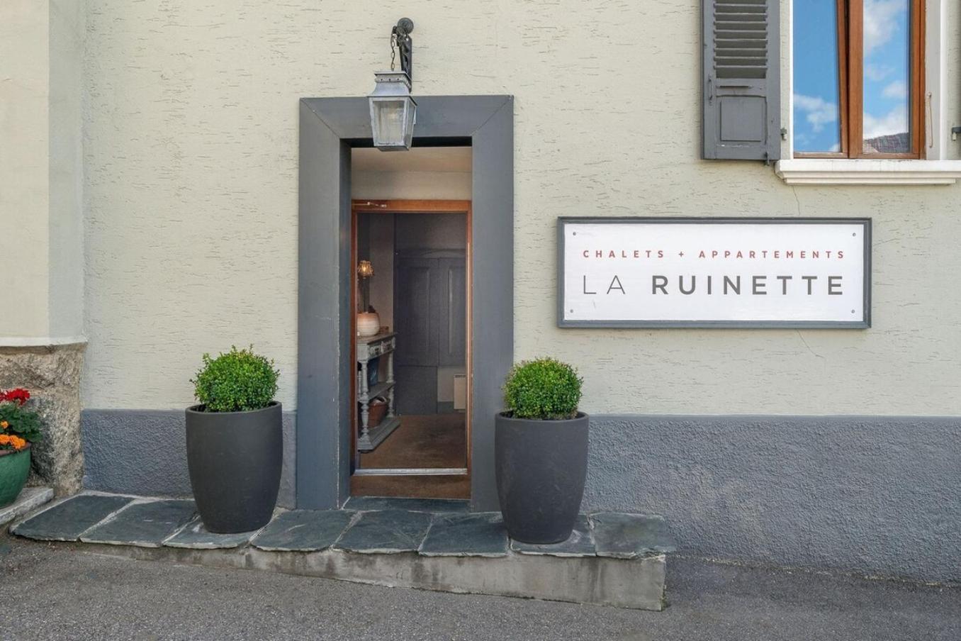 La Ruinette - Boutique Apartments Le Châble Exteriér fotografie